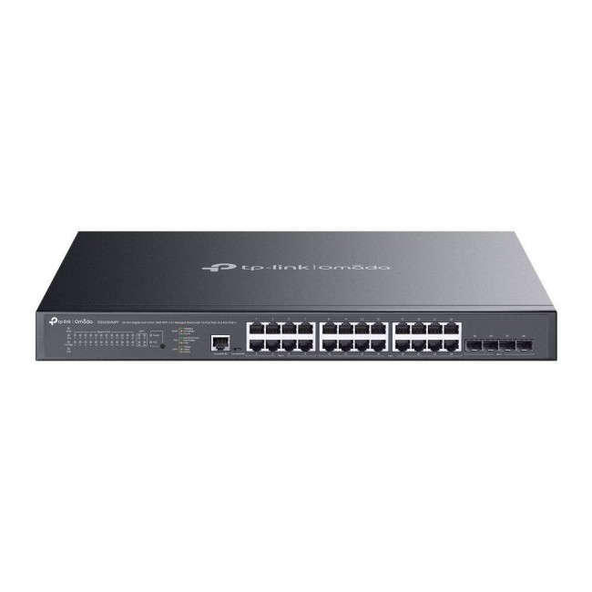 TP-Link Omada SG3428XMPP network switch Managed L2+ Gigabit Ethernet (10/100/1000) Power over Ethernet (PoE) 1U Black TP-Link Omada SG3428XMPP network switch Managed L2+ Gigabit Ethernet (10/100/1000) Power over Ethernet (PoE) 1U Black