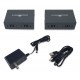 LevelOne HVE-8111 AV extender AV transmitter & receiver Black