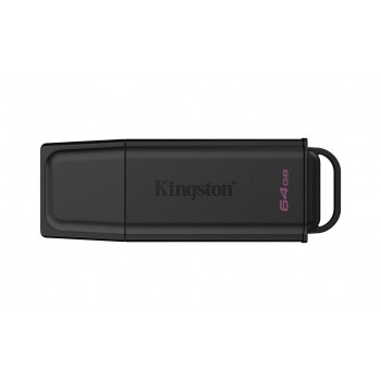 Kingston Technology DataTraveler 64GB Portable USB 3.2 Gen 1 Exodia Black