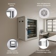 Extralink Rackmount cabinet 6U 600x450 Gray wall mounted