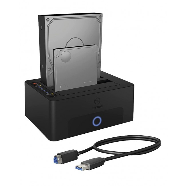 ICY BOX 2-bay Docking and Cloning Station for 2.5