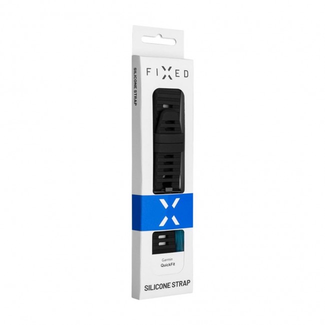 FIXED Silicone Strap for Garmin QuickFit 22mm, white