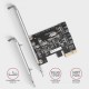 Axagon PCES-SJ2 interface cards/adapter Internal SATA Axagon PCES-SJ2 interface cards/adapter Internal SATA