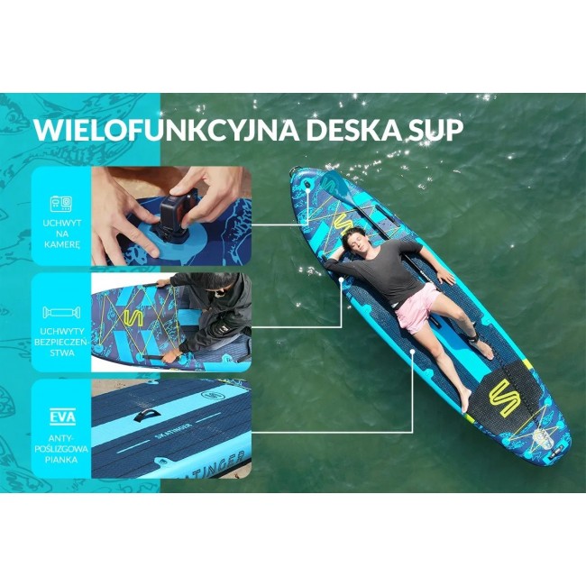 Deska SUP SKATINGER Asiaticus 350x89x15 cm Yoga Deska SUP SKATINGER Asiaticus 350x89x15 cm Yoga