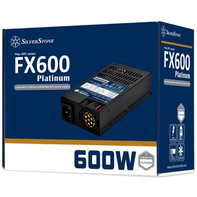 Silverstone FX600 Platinum power supply unit 600 W 20+4 pin ATX Flex ATX Black Silverstone FX600 Platinum power supply unit 600 W 20+4 pin ATX Flex ATX Black