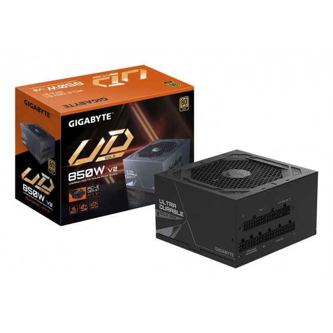 Gigabyte UD850GM 850W PG5 V2 (GP-UD850GM PG5 V2) - power supply, black Gigabyte UD850GM 850W PG5 V2 (GP-UD850GM PG5 V2) - power supply, black
