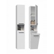 Bathroom cabinet NEL III 31x30x174 cm, matt white