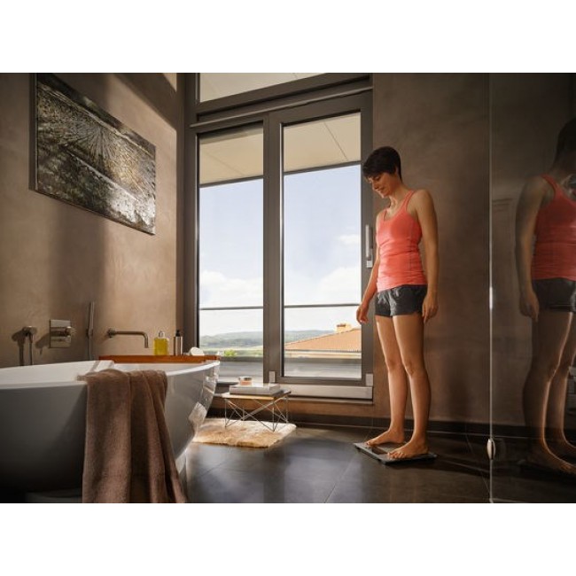 Soehnle Shape Sense Connect 200 Rectangle Silver Electronic personal scale