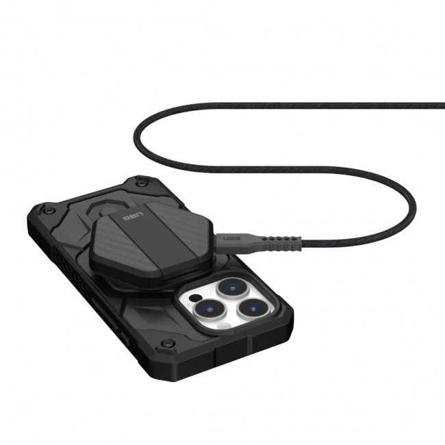 Urban Armor Gear 9B4410114042 mobile device charger Universal Black USB Wireless charging Indoor