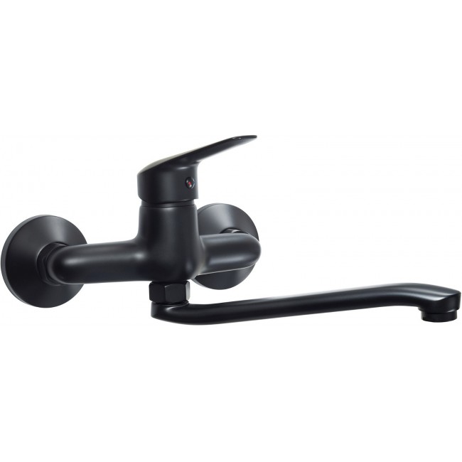 Wall-mounted kitchen faucet