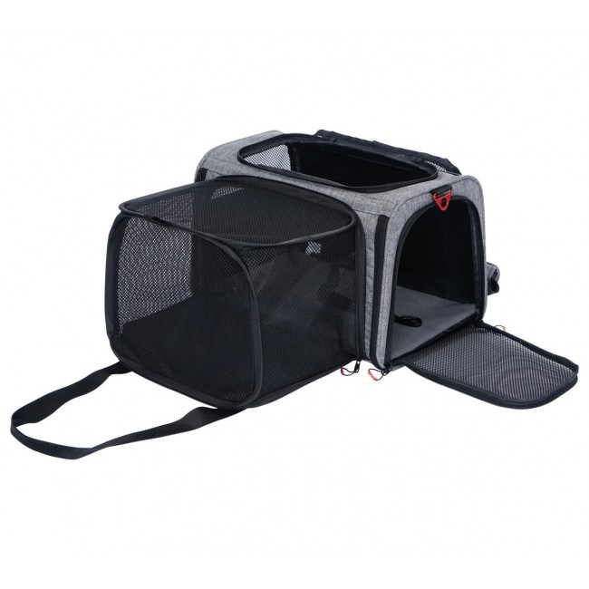 ZOLUX NOMAD M dog and cat carrier with extra space, 44 28 28 cm