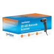Manhattan Contact CCD Handheld Barcode Scanner, USB, 60mm Scan Width, Cable 152cm, Max Ambient Light 5,000 lux (sunlight), Black, Three Year Warranty