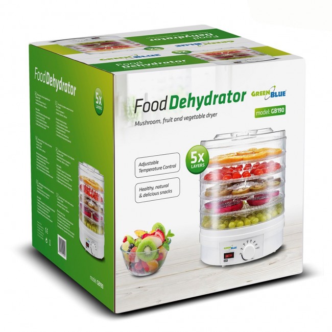 GreenBlue GB190 - 350 W - 5 Separate Compartments - 35 to 70 C GreenBlue GB190 - 350 W - 5 Separate Compartments - 35 to 70 C