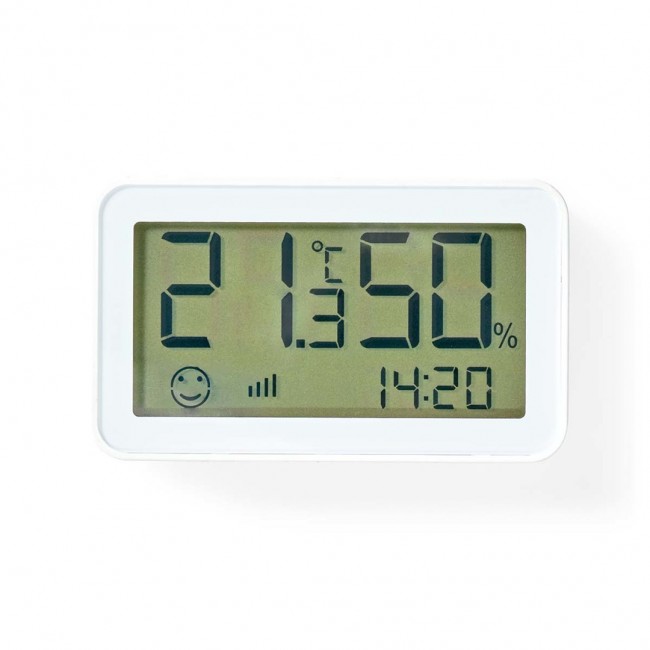 Nedis ZBSC30WT digital weather station White LCD Battery