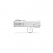 R DE LAVALIER GO microphone, White Clip-on microphone