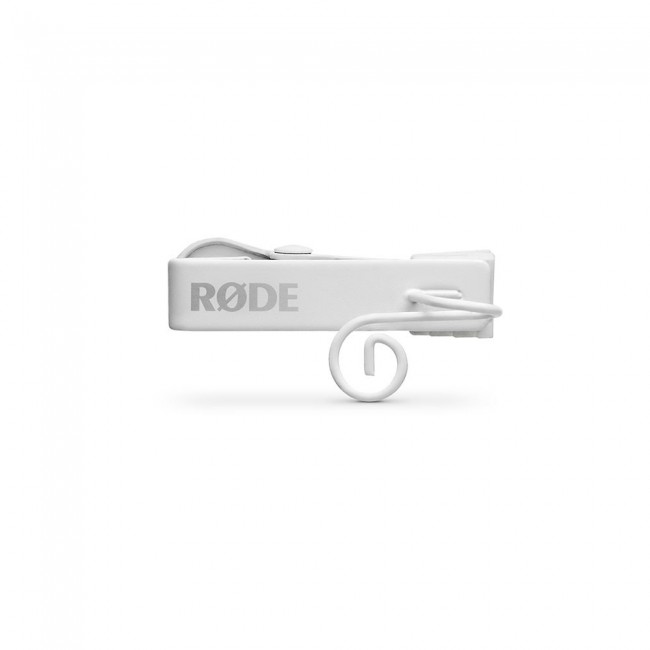R DE LAVALIER GO microphone, White Clip-on microphone