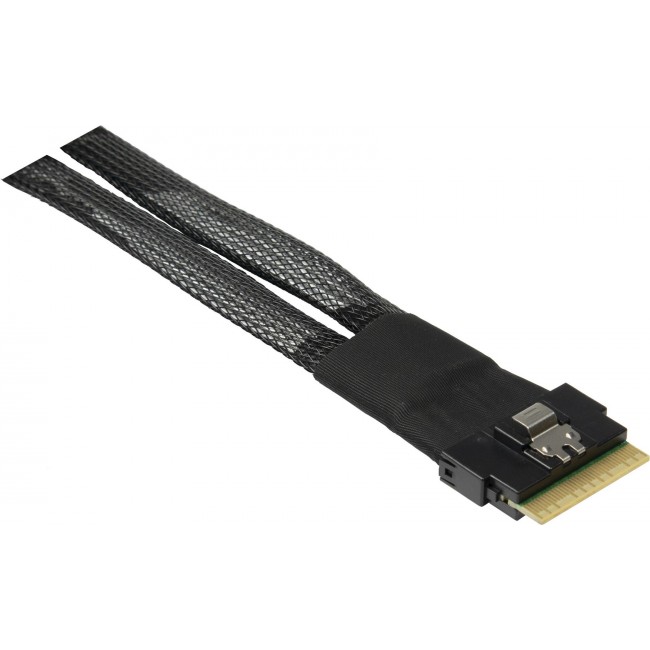 Inter-Tech SFF-8654 8i - 2x SFF-8643 24 Gbit/s Black