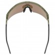 Uvex flowline Multi-sport glasses Boy/Girl Semi rimless Green