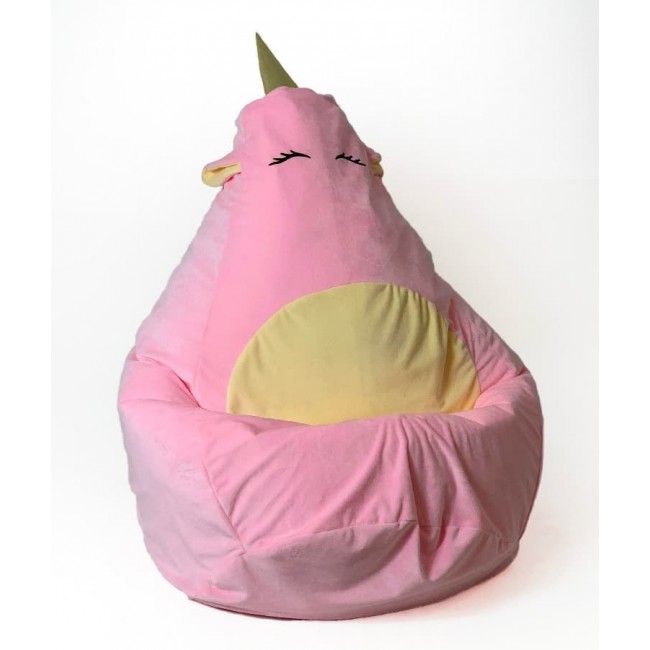 Unicorn pink L 105 x 80 cm Sako bag pouffe