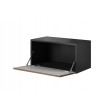Cama full storage cabinet ROCO RO3 75/37/39 white/white/black Cama full storage cabinet ROCO RO3 75/37/39 white/white/black