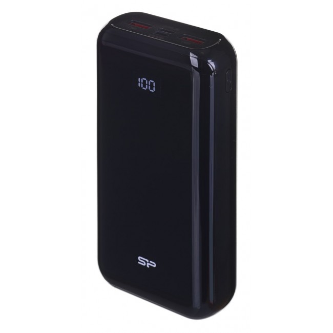 SILICON POWER QS28 Powerbank External battery 20000 mAh 2x USB QC 3.0 1x USB-C PD (SP20KMAPBKQS280K) Black SILICON POWER QS28 Powerbank External battery 20000 mAh 2x USB QC 3.0 1x USB-C PD (SP20KMAPBKQS280K) Black
