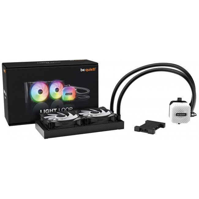 be quiet! LIGHT LOOP 240mm Black Processor All-in-one liquid cooler 12 cm 1 pc(s) be quiet! LIGHT LOOP 240mm Black Processor All-in-one liquid cooler 12 cm 1 pc(s)
