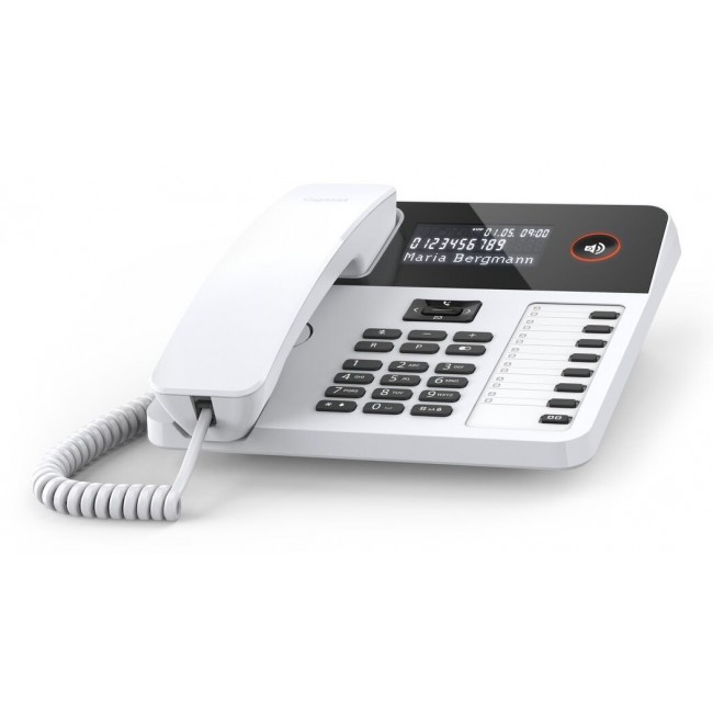 Gigaset DESK 600 Analog telephone Caller ID White