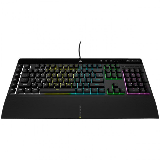 Corsair K55 RGB PRO keyboard Gaming USB QWERTY US English Black