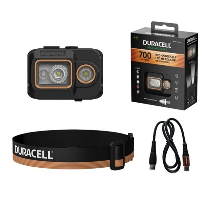 Duracell DH700R Headlamp black, orange Duracell DH700R Headlamp black, orange