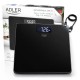 Bathroom scale ADLER AD 8194b rechargeable USB-C Black