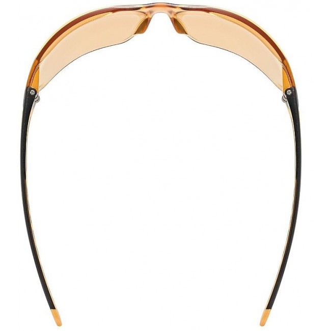 UVEX Equate cycling glasses Smoke/Orange