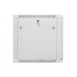 Lanberg wall-mounted installation rack cabinet 19'' 12U 600x600mm gray (glass door)