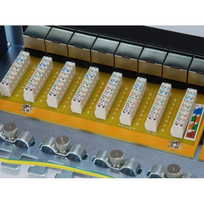 Equip 24-Port Cat.6A Shielded Patch Panel