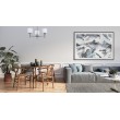 Activejet Classic chandelier pendant ceiling lamp MIRA chrome triple 3xE27 for living room
