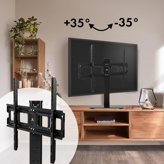 Maclean MC-386 Universal TV Stand Base for Cabinet Dresser Table Desk 32 Maclean MC-386 Universal TV Stand Base for Cabinet Dresser Table Desk 32