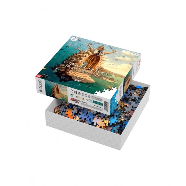 Imagination Puzzle: Jacek Yerka Port / Harbor 1000 elements
