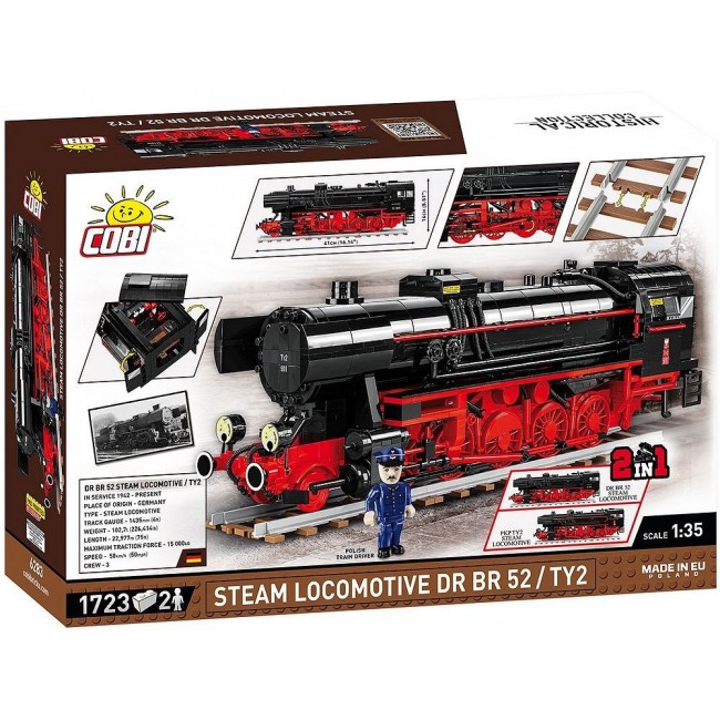 COBI DR BR 52/TY2 Steam Locomotive COBI DR BR 52/TY2 Steam Locomotive