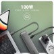 AXAGON HMC-10HLS multiport hub, 4x USB-A and 2x USB-C, HDMI 4K/60Hz, RJ-45, SD/microSD, PD 100W AXAGON HMC-10HLS multiport hub, 4x USB-A and 2x USB-C, HDMI 4K/60Hz, RJ-45, SD/microSD, PD 100W