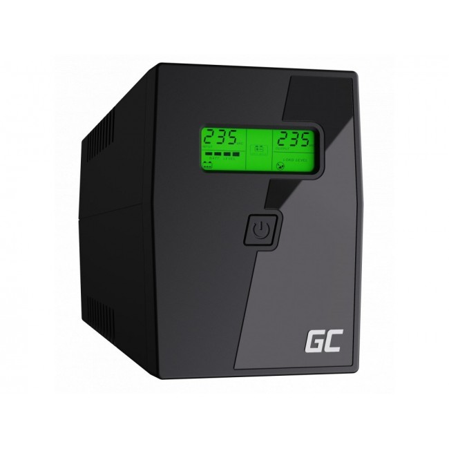 Green Cell UPS02 uninterruptible power supply (UPS) Line-Interactive 0.8 kVA 480 W 2 AC outlet(s) Green Cell UPS02 uninterruptible power supply (UPS) Line-Interactive 0.8 kVA 480 W 2 AC outlet(s)