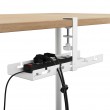 Maclean under-desk cable organizer, max. load 5kg, white, MC-105 W