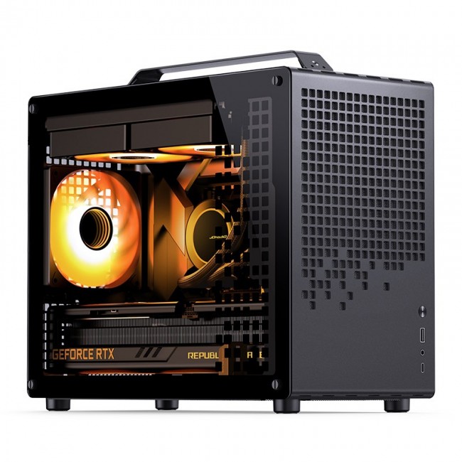 Jonsplus MATX Handle Case Z20 - black Jonsplus MATX Handle Case Z20 - black