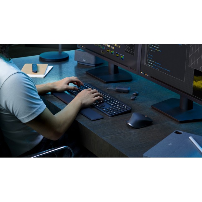 Logitech MX Keys S Advanced Wireless Illuminated Keyboard - CZ/SK - GRAPHITE