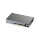 Zyxel GS1350-12HP-EU0101F network switch Managed L2 Gigabit Ethernet (10/100/1000) Power over Ethernet (PoE) Grey Zyxel GS1350-12HP-EU0101F network switch Managed L2 Gigabit Ethernet (10/100/1000) Power over Ethernet (PoE) Grey