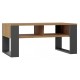 MODERN 2P ARTISAN COFFEE TABLE WITH ANTHRACITE LEG MODERN 2P ARTISAN COFFEE TABLE WITH ANTHRACITE LEG