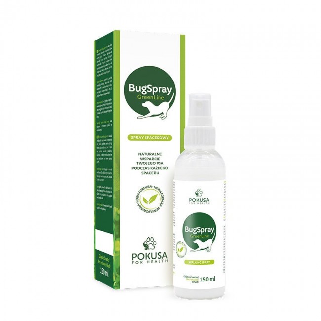 POKUSA GreenLine BugSpray - walking spray for dogs - 150 ml