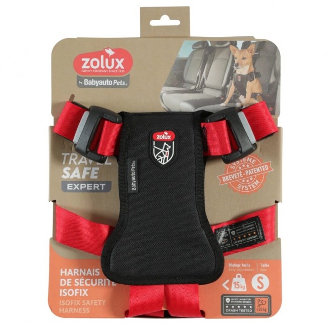ZOLUX Travel Safe S black - dog harness