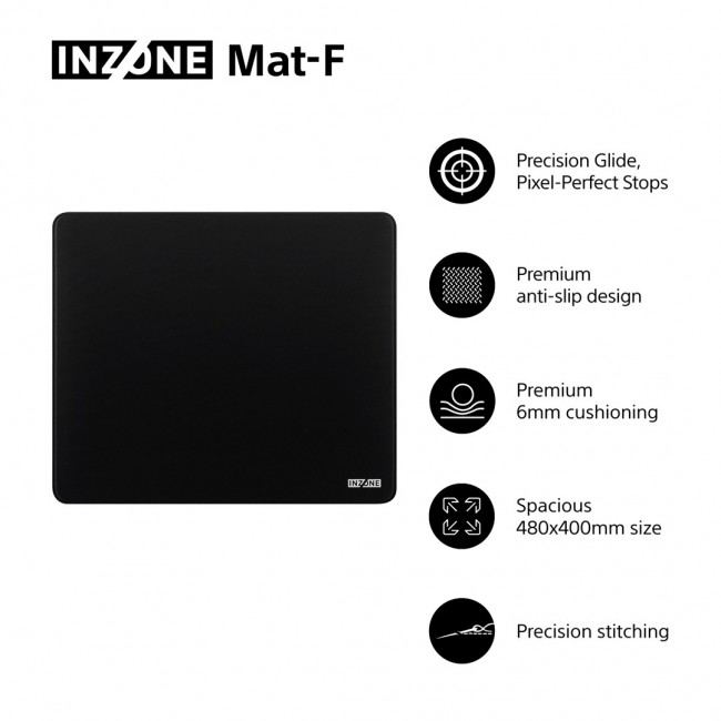 Sony NZONE Mat-F Gaming mouse pad Black