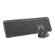 Logitech 920-012504 keyboard Mouse included Office RF Wireless + Bluetooth QWERTZ German Graphite