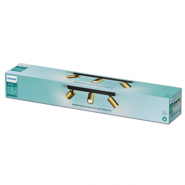 Philips Idris Ceiling/Wall Spotlight 3x