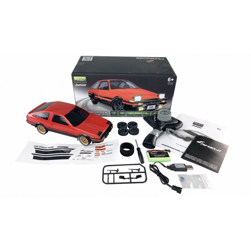 Amewi AE86 Trueno Radio-Controlled (RC) model On-road racing car Electric engine 1:18 Amewi AE86 Trueno Radio-Controlled (RC) model On-road racing car Electric engine 1:18